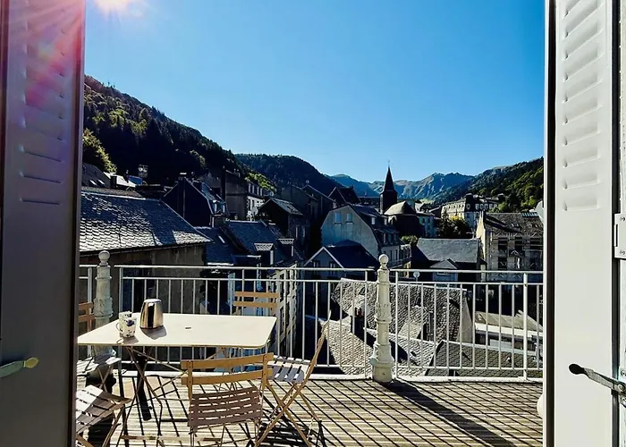 Apartament Dernier Etage Et Jardin Suspendu Face Au Sancy *